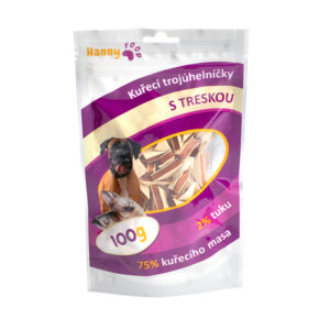 kuřecí trojúhelníčky s treskou