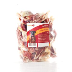Králičí uši s kachním masem 500G